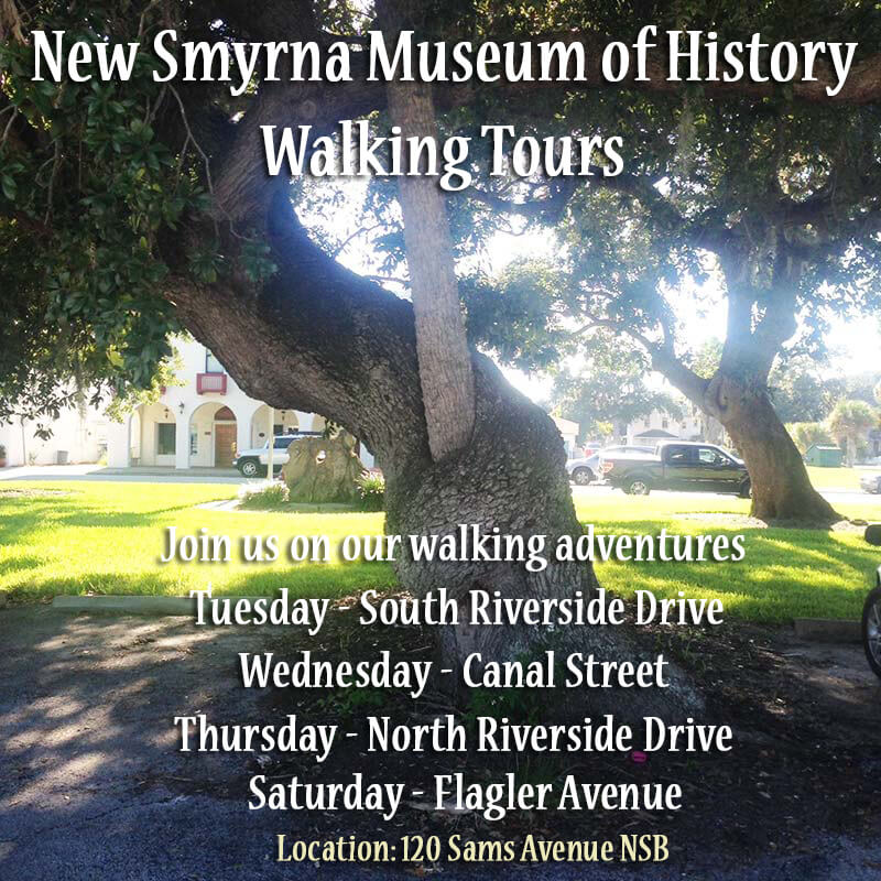 Flagler Avenue Historic Walking Tours New Smyrna Museum Of History